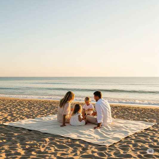 Tierra Blanket - Warm beige