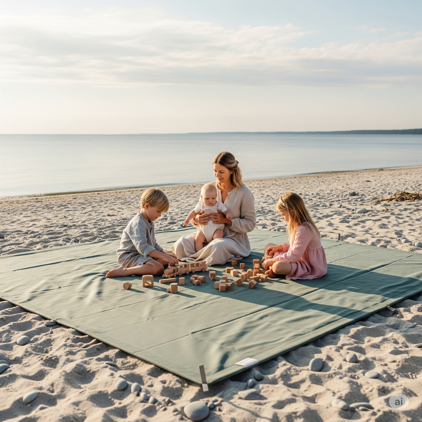 Tierra Blanket - Dusty Green