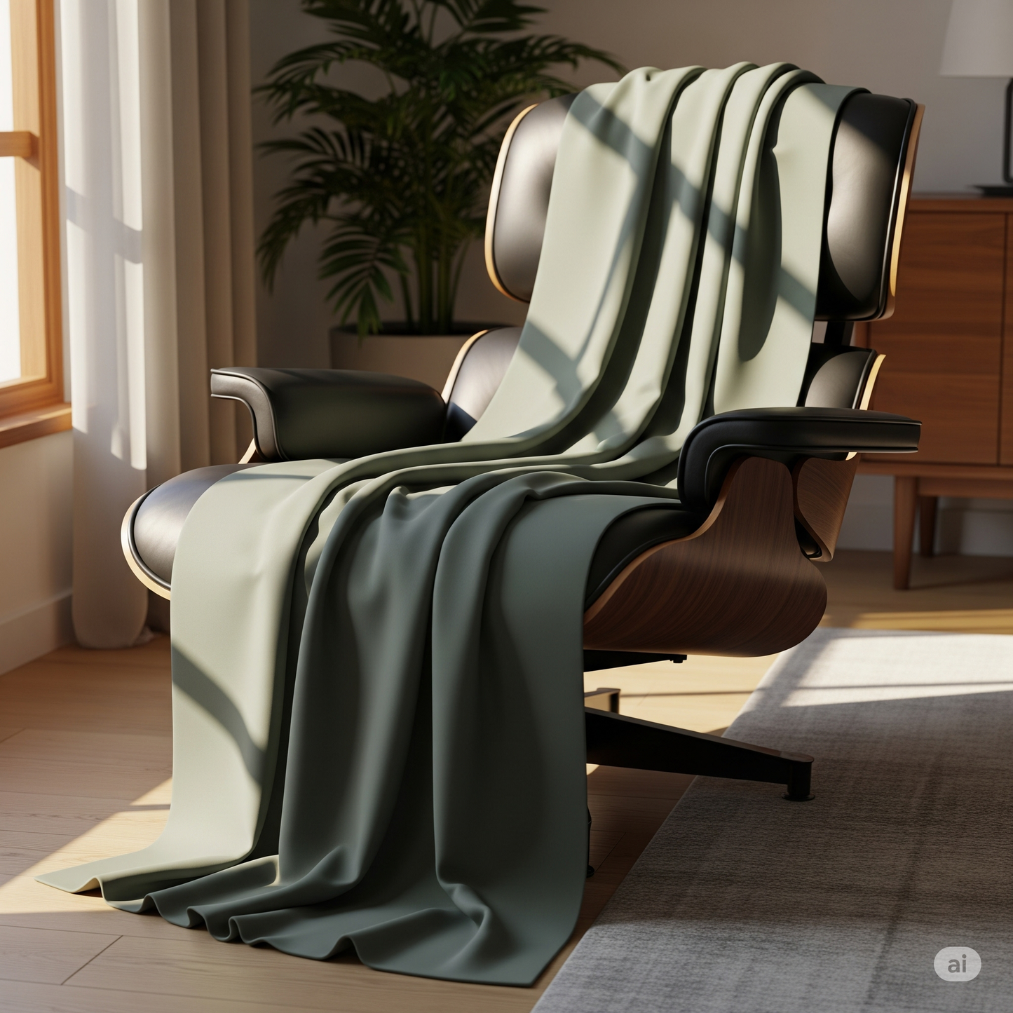 Tierra Blanket - Dusty Green